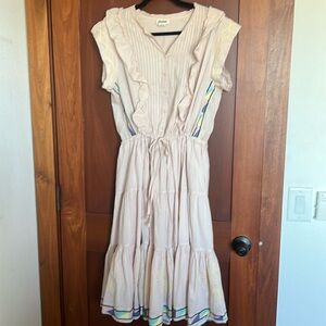 Zadig and Voltaire dress, Beautiful peach color with embroidery. Amazing!